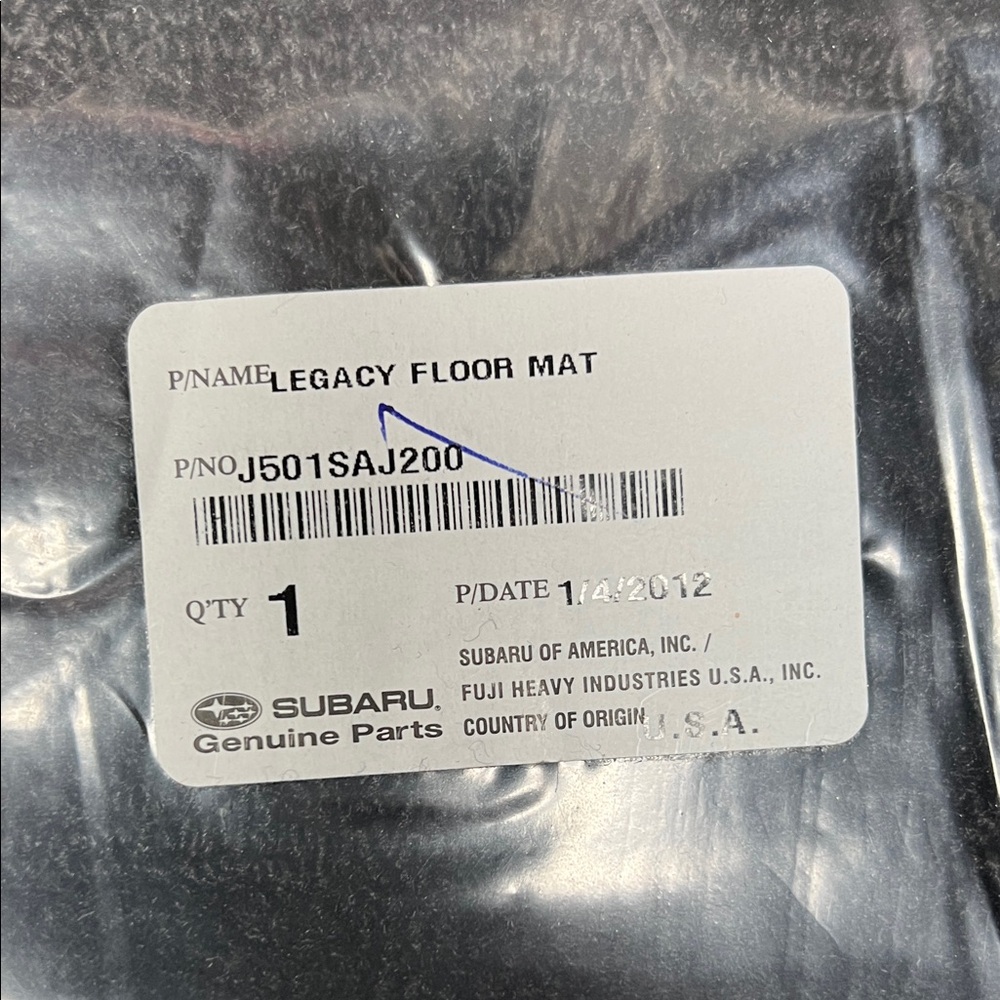 Legacy Floor Mat - Black